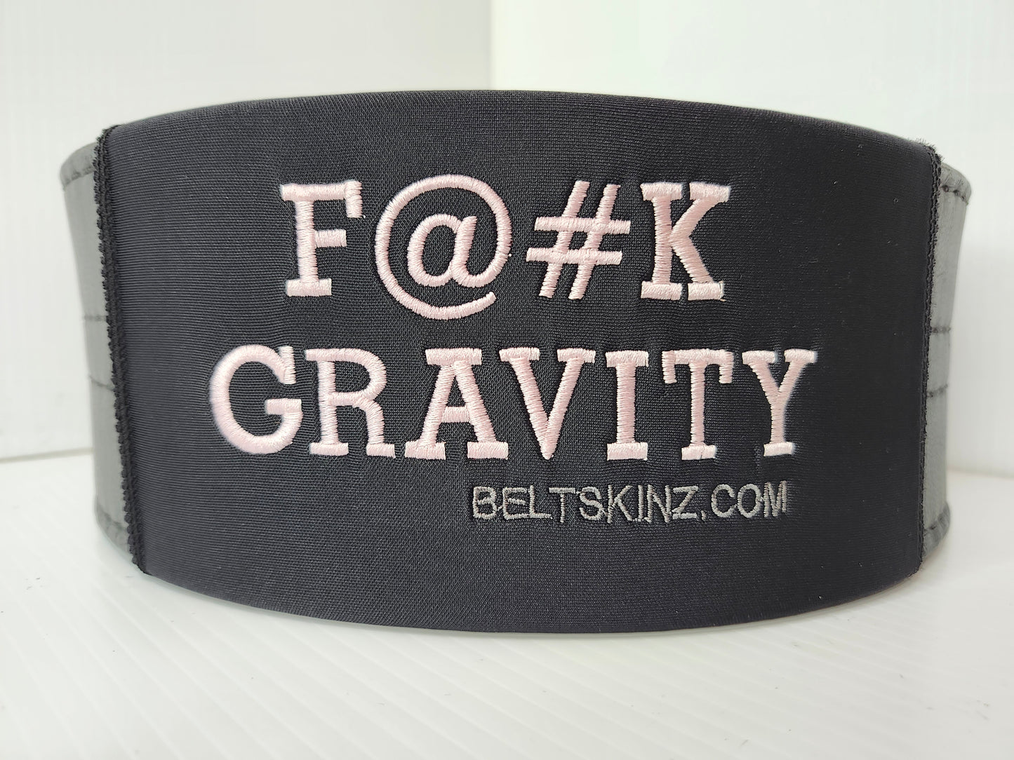 BeltSkinz - Embroidered F@#K Gravity