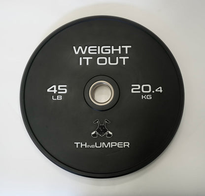 'Thumper' Thin Bumper Weight Plate Sets. (Thinnest Bumper Plates Ever!)