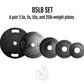 Cast Iron Machined Weight Plate Sets