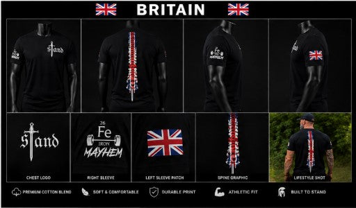 STAND Tees - National Pride Britain