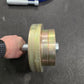 Adjustable Standard 1" Dumbbell Handles Screwable Pair and Collars Stainless Steel American Made