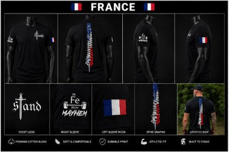 STAND Tees - National Pride France