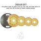 Cast Iron Machined 45lb And Calibrated Solid Steel Weight Plate Sets