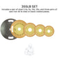 Cast Iron Machined 45lb And Calibrated Solid Steel Weight Plate Sets