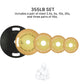 Cast Iron Machined 45lb And Calibrated Solid Steel Weight Plate Sets