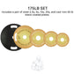 Cast Iron Machined 45lb And Calibrated Solid Steel Weight Plate Sets