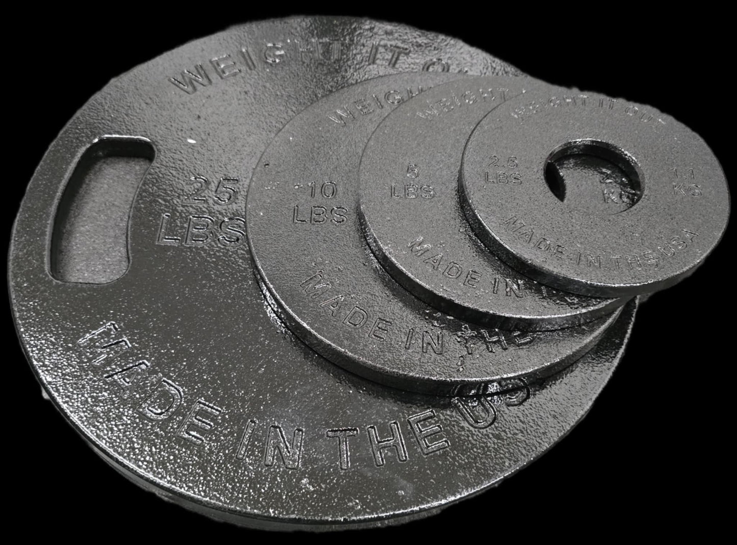 Cast Iron Machined Weight Plate Sets
