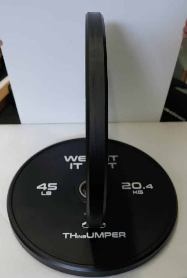 'Thumper' Thin Bumper Weight Plate Sets. (Thinnest Bumper Plates Ever!)