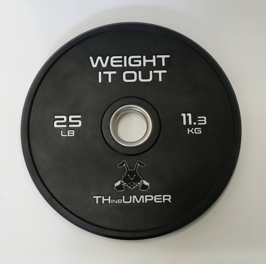 'Thumper' Thin Bumper Weight Plate Sets. (Thinnest Bumper Plates Ever!)