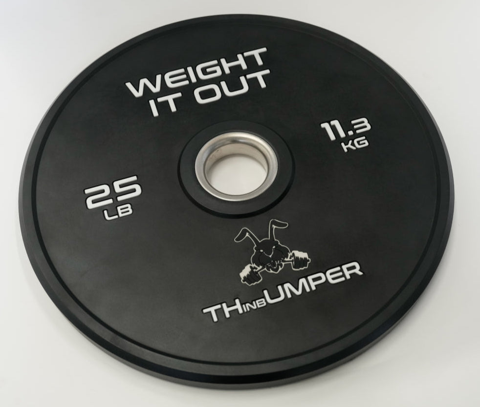 'Thumper' Thin Bumper Weight Plate Sets. (Thinnest Bumper Plates Ever!)