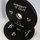 'Thumper' Thin Bumper Weight Plate Sets. (Thinnest Bumper Plates Ever!)