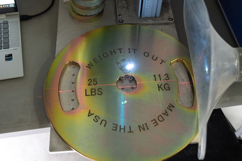 Pre-Order Only: Custom Engraved Solid Steel Calibrated Weight Plate Pairs American Made