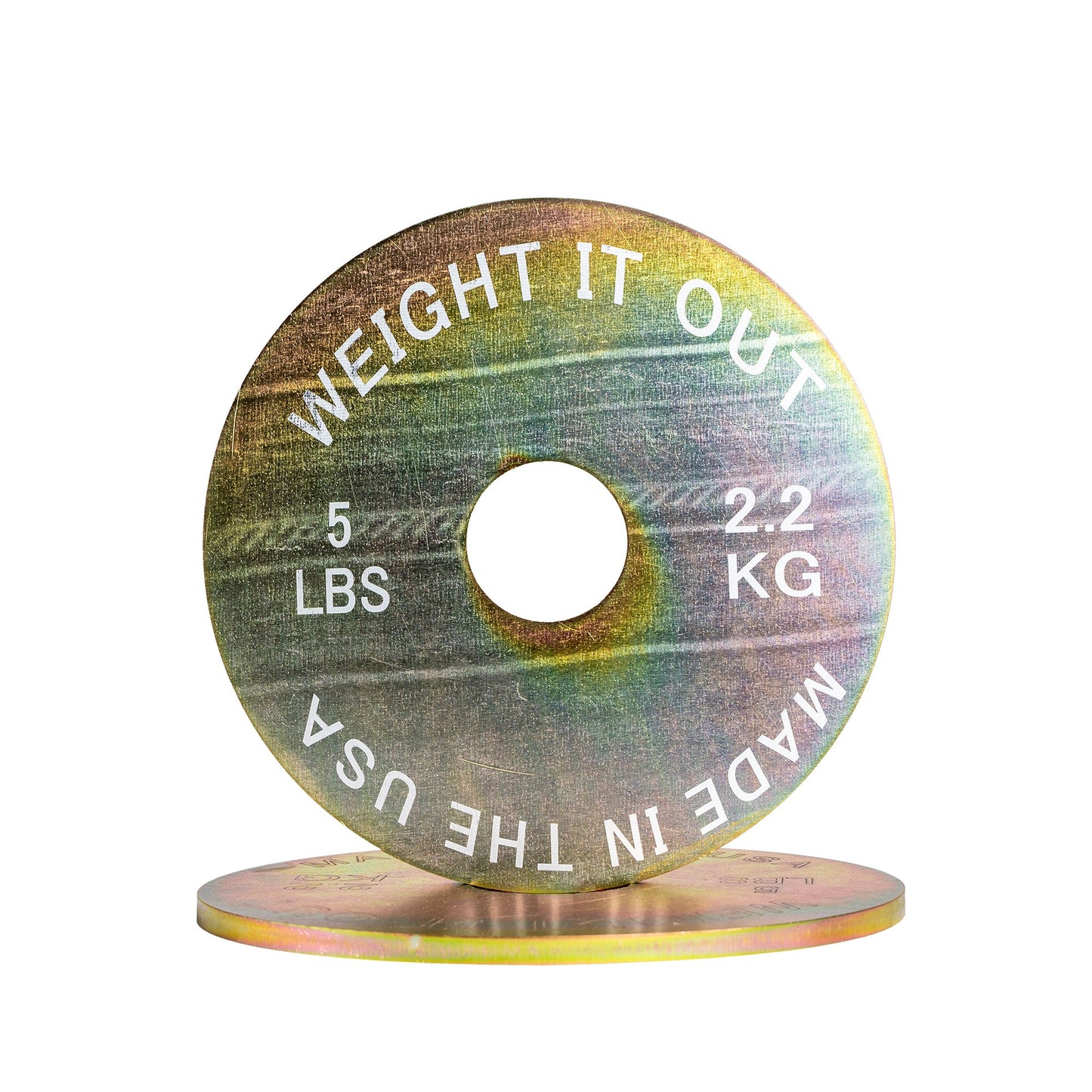 Pre-Order Only: Custom Engraved Solid Steel Calibrated Weight Plate Pairs American Made