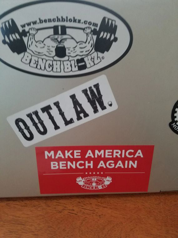 Make America Bench Again Sticker 3" x 6"